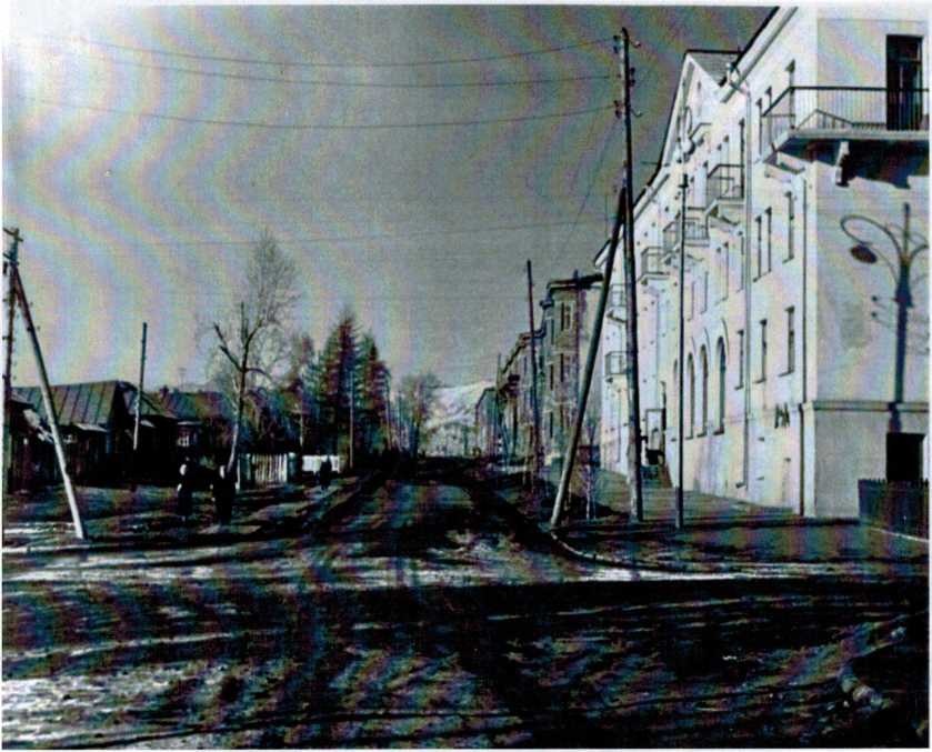 Ул. Косоротова, правая сторона была застроена в 1951 году