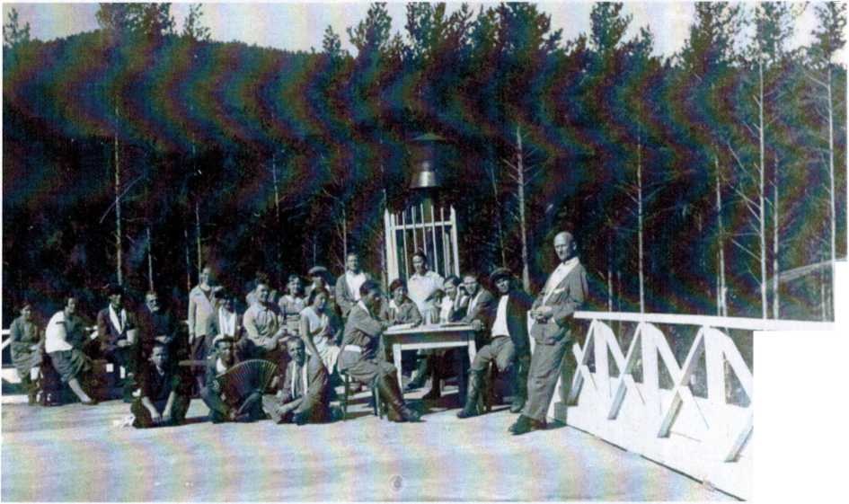 Отдых белоречан в санатории РИКА, фото 1935 года
