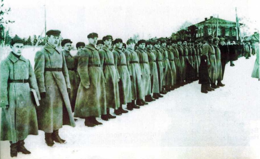 Сборы у дома Красной армии 1938-1939 гг