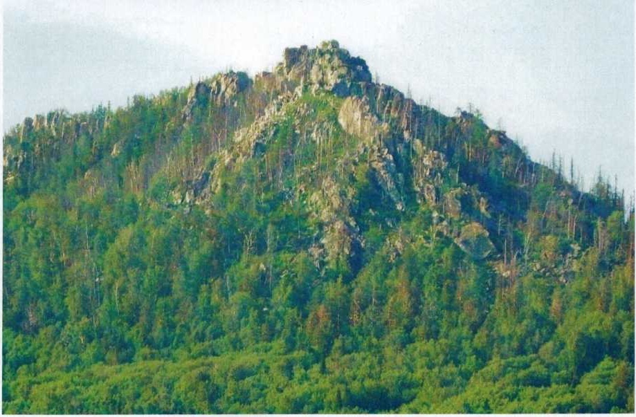 Гора Вторая Малиновая, фото А. Крепышева 2014 года.