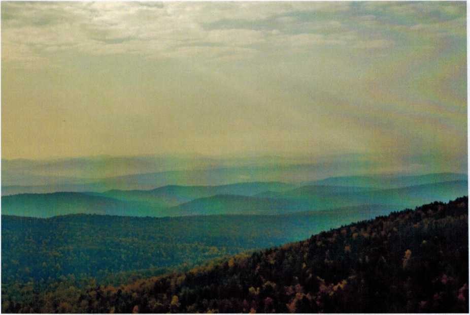 Вид с горы Шатак, фото А.В. Борискова