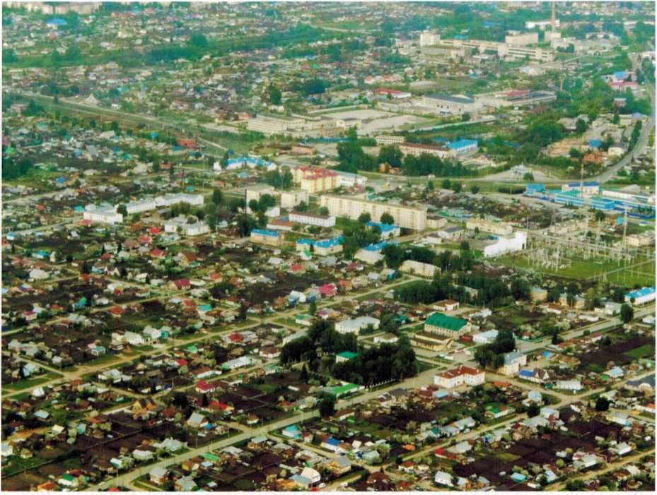 Вид сверху, фото А. Крепышева, пилот Г. Зимин, 2011 года