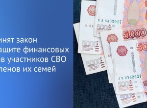 Закон о защите финансовых прав участников СВО и членов их семей