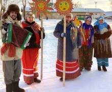 В селе Железнодорожный прошли святочные колядки