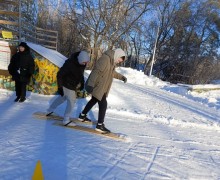 25 января в парке Шагни за горизонт прошла игра Зимние забавы