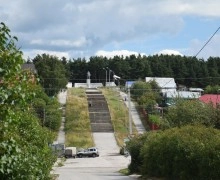 Памятник Блюхеру и мемориалы погибшим в годы гражданской войны