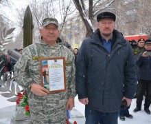 Новая памятная композиция в сквере 40-летия Победы