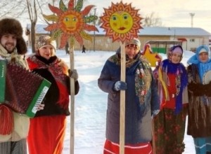 В селе Железнодорожный прошли святочные колядки