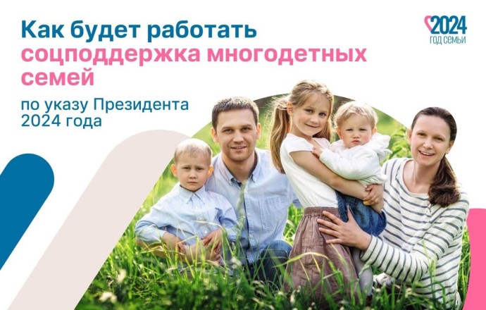 Указ о мерах социальной поддержки многодетных семей