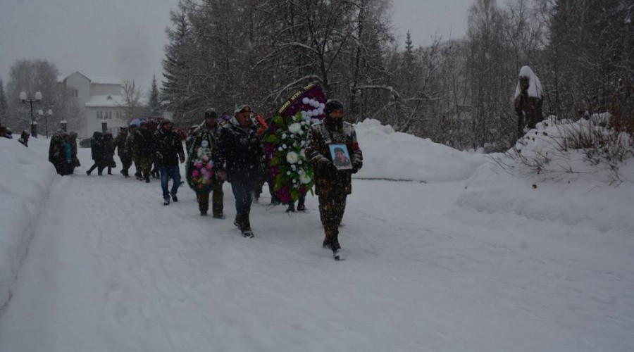 Прощание с Альбертом Билаловым и Евгением Ильичёвым погибшим в ходе СВО