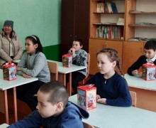 Военнослужащий из Азикеево с позывным Баймух посетил родную школу