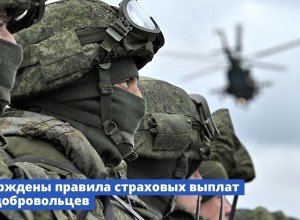 Утверждены правила страховых выплат для добровольцев