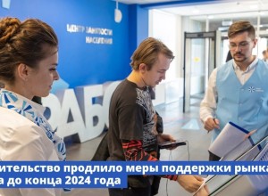 Правительство продлило меры поддержки рынка труда до конца 2024 года