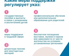 Указ о мерах социальной поддержки многодетных семей